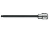IN 30 LK Screwdriver bit socket 3/8"with ball end, for in-hex screws, long pattern