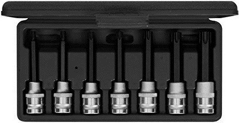 Carolus (Gedore) 5388.2007 Набор вставок для отверток 1/2" TORX® с высверленным отверстием, 7 предметов
