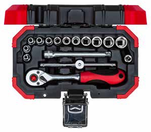R49003016 Набор торцевых головок 1/4", 16 предметов Gedore RED R49003016 Набор торцевых головок 1/4", 16 предметов