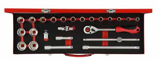 Gedore RED R69004024 Набор торцевых головок 1/2", 24 предмета