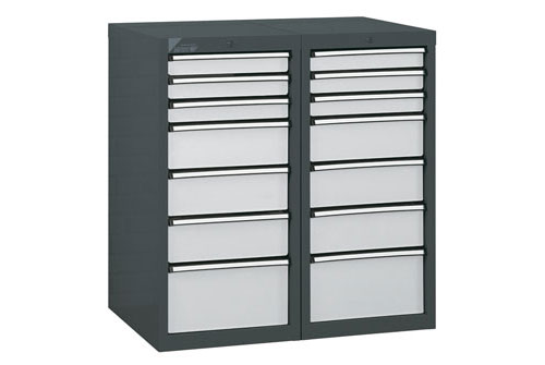 Gedore 56240 - 56280 Шкаф с выдвижными ящиками высотой 1000 мм с двумя отсеками