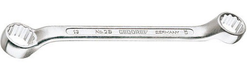 Gedore 2 B Ключ накидной двусторонний с малым углом изгиба   