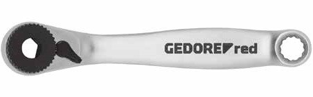 R40170027 Трещотка для вставок 1/4" реверсивная, с приводным переходником Gedore RED R40170027 Трещотка для вставок 1/4" реверсивная, с приводным переходником