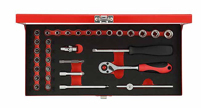 R49004033 Набор торцевых головок 1/4", 32 предмета Gedore RED R49004033 Набор торцевых головок 1/4", 32 предмета