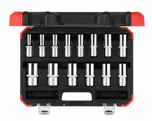 R61003114 Набор торцевых головок 1/2" Удлиненная версия, 14 предметов Gedore RED R61003114 Набор торцевых головок 1/2" Удлиненная версия, 14 предметов