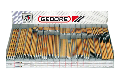 3200 Торговые подставки для зубил, 320 штук Gedore 3200 Торговые подставки для зубил, 320 штук