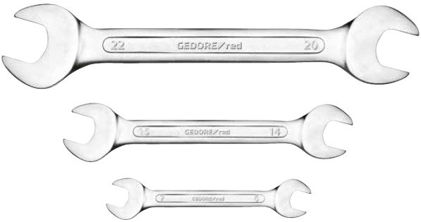 R0510 Набор удлиненных рожковых двухсторонних ключей Gedore RED R0510 Набор удлиненных рожковых двухсторонних ключей
