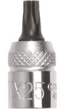 4173 Торцевая головка 1/4" с отверточной вставкой TORX® с отверстием Carolus (Gedore) 4173 Торцевая головка 1/4" с отверточной вставкой TORX® с отверстием
