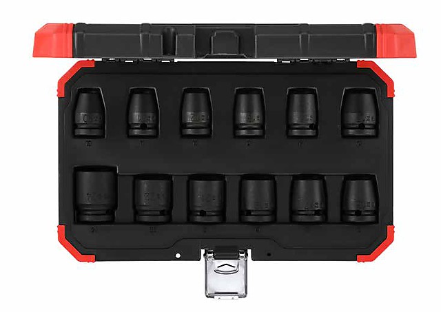 R63003012 Набор ударных торцевых головок 1/2", 12 предметов Gedore RED R63003012 Набор ударных торцевых головок 1/2", 12 предметов