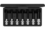 5388.2007 Набор вставок для отверток 1/2" TORX® с высверленным отверстием, 7 предметов
