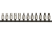 9630.471 Торцевые головки TORX® 1/4" с удерживающей планкой, 12 предметов