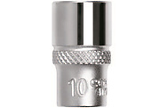 R4100 Торцевая головка 1/4" шестигранная, метрическая, укороченная