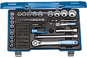 19 V20U-20 Набор торцевых головок с аксессуарами 1/4"-1/2", 81 предмет